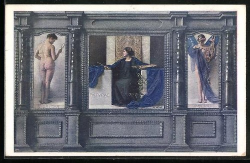 Carte postale artiste - postale, d'artiste