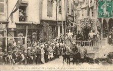 SILVER FEETS POSTCARD JACQUES HEART BUDS FOOD TANK