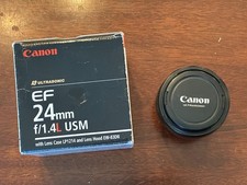 Canon EF 24mm f/1.4L USM Lens with original box and NO AUTOFOCUS