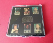STAR WARS PINS - EPISODE 1 7 PIN BOX - ORIGINAL PIN'S - DISNEY - NEW - 