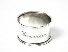 Sterling Silver Napkin Ring 2001 by M. Kamin & Co Ltd