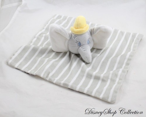 Doudou plat éléphant dumbo - doudou,