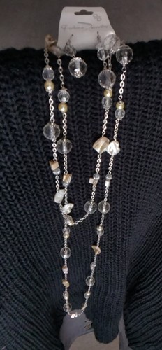 Parure collier boucles - parure,