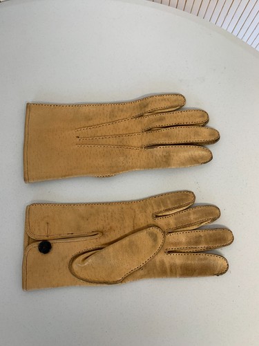 Gants cuir vintage homme - gants, en