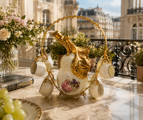 Service liqueur rococo - à,