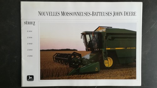 Brochure moissonneuses john - moissonneuses,