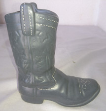 OLD BEAUTIFUL PENCIL JAR shape SANTIAGS CERAMIC BOOT 1970-1980