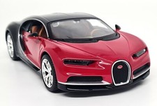Maisto 1/24 Bugatti Chiron Red / Black Supercar Diecast Scale Model Car