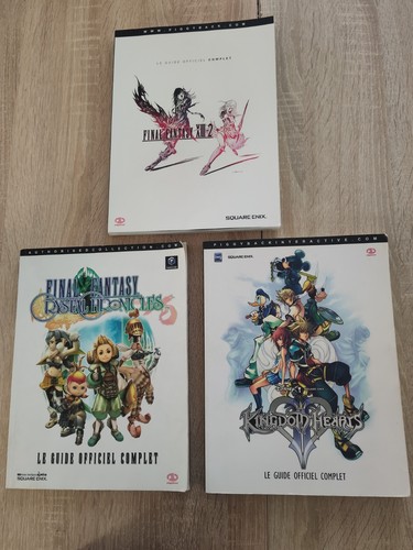 Lot guides officiels - 3,