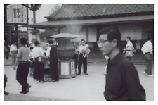 Japan, Tokyo, Asakusa, Perfume Burner in Front of Kannon-do Temple, Vintage Print