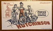 VERY GOOD BLOTTER HUTCHINSON TIRE BIKE MOTORCYCLE MOPED (BILL 138)