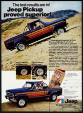1979 Jeep Honcho J-10 pickup truck color photo vintage print ad