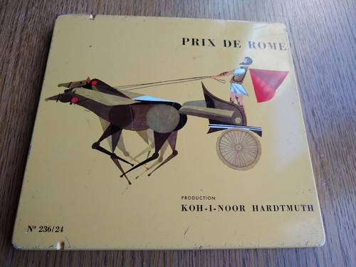 Ancienne boite 24 crayons - boite,