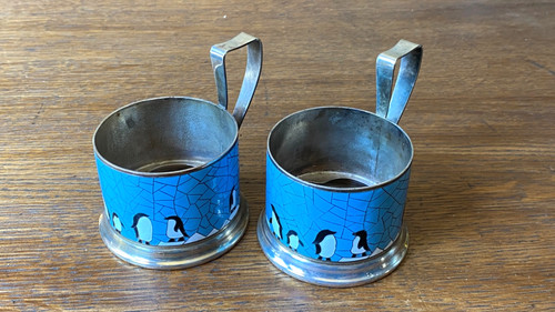 Ancien porte verre metal - porte,