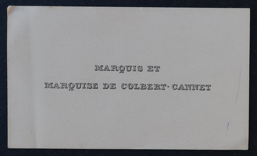 Carte visite noblesse - de,