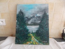 PEINTURE AU COUTEAU PAYSAGE
