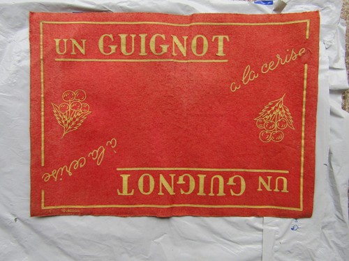 Ancien tapis carte - carte, un
