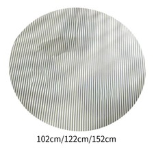 Nappes rondes à table avec un