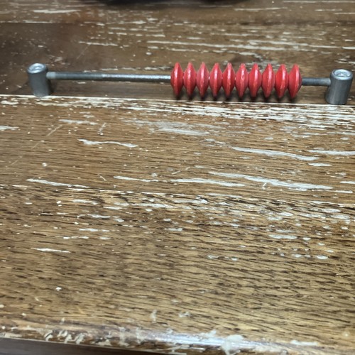 Ancien compteur boulier rouge - boulier,