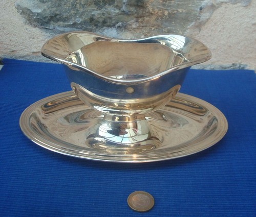 V65 saucière métal argenté - v65,
