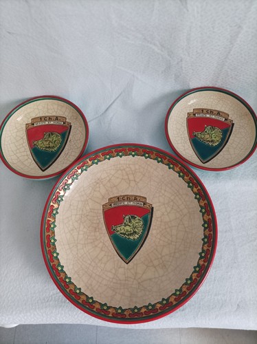 Rare lot assiettes longwy - lot, d'assiettes