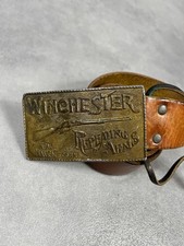 Ceinture cuir marron vintage