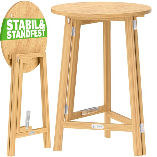 Table haute bois - 2x, en