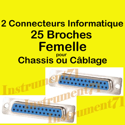 Connecteurs informatique 25 - 2,