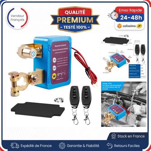 Coupe circuit batterie - coupe, 12v
