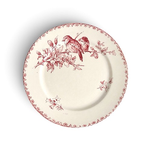Assiette montée sarreguemines - assiette,