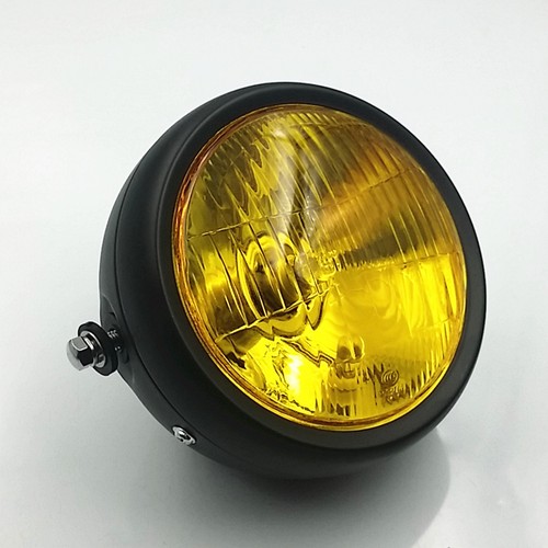 Phare moto vintage orange - de,