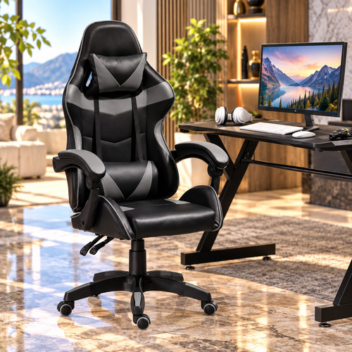 Chaise bureau gaming noir - bureau,