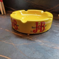 Vintage J&B Scotch Whisky Yellow Large Advertising Bistro Ashtray