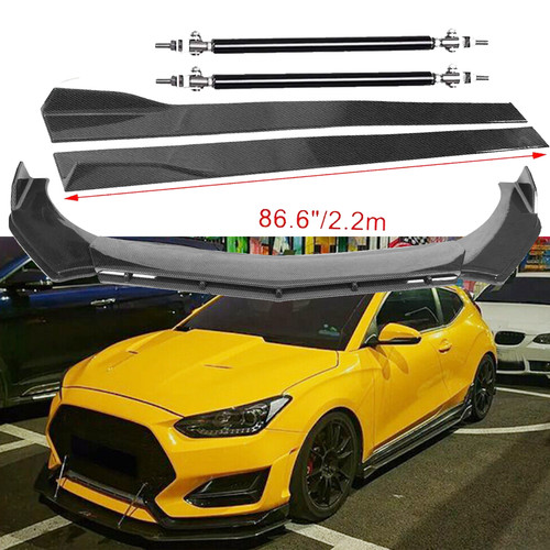 Carbon fiber front bumper - fiber,