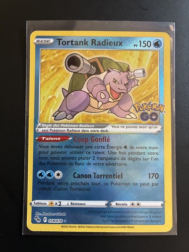 Carte pokémon tortank radieux - pokémon,