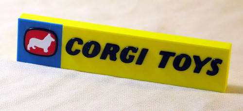 Corgi toys logo impression - corgi, 3d