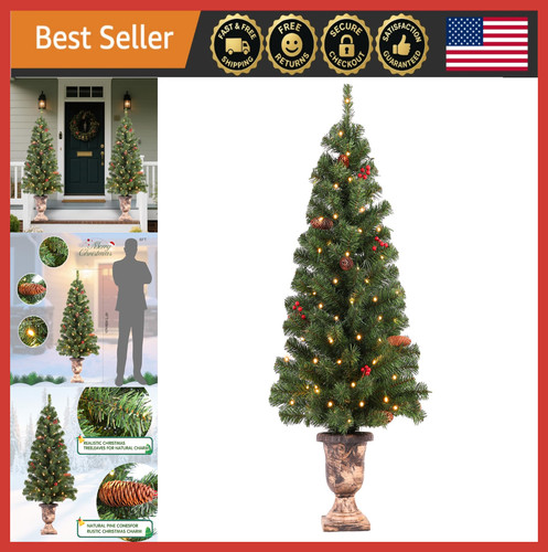 4ft pre lit - 4ft, tree,