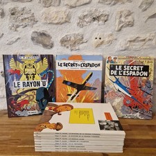 LOT 11 BD BLAKE ET MORTIMER COMPLET ANCIENNE EDITION RARE EDGAR P. JACOBS TBE