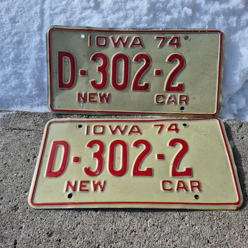 Iowa dealership 1974 new car - dealership,