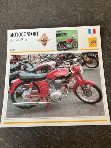Carte fiche moto - fiche, collection
