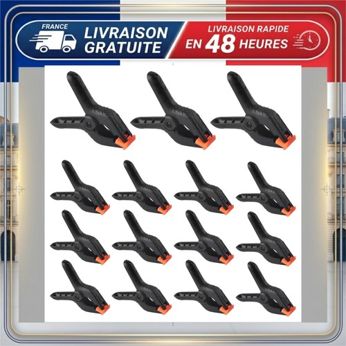 Pinces ressort nylon - 15,