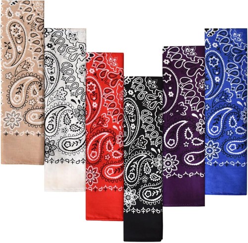Lot bandanas foulards coton - lot, 6