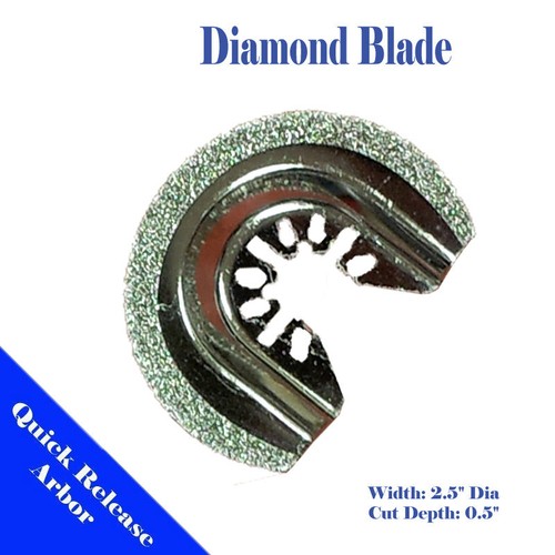 Lame diamant oscillant multi - lame,