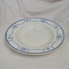 Antique Lunéville Bonaparte Earthenware Model Hollow Plate - Blue Decor