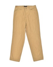 MARLBORO CLASSICS Mens Straight Casual Trousers IT 52 XL W32 L33 Beige QW09