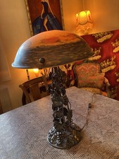 Lampe Art  Nouveau pâte de