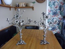 PAIRE DE CHANDELIERS ANCIENS 3