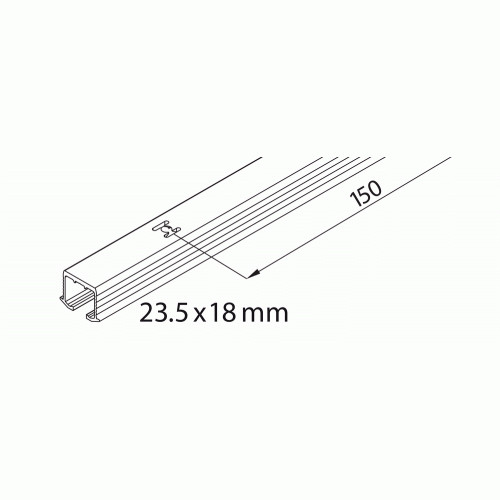 Rail coulissage haut - de,