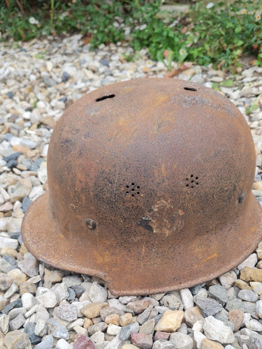 Ancien casque militaire - casque,