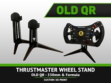 THRUSTMASTER WHEEL STAND OLD QR - 3D printed - 330mm wheel and Formula style